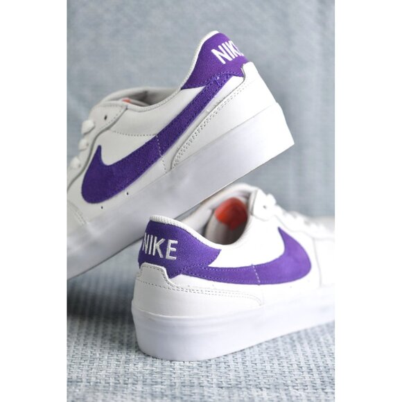 New! Size: 10 Women | Nike Zoom Pogo Plus ISO SB White/Court Purple | DZ4916-100 - Picture 13 of 15